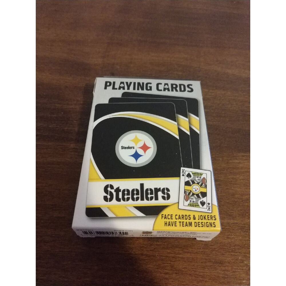 Steelers new NFL playing cards